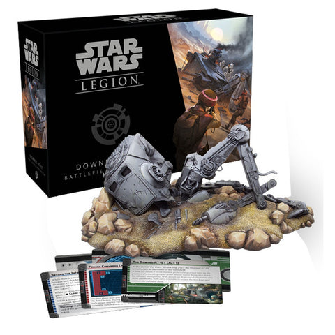 Juego de mesa star wars legion : at - st derribado pegi 14