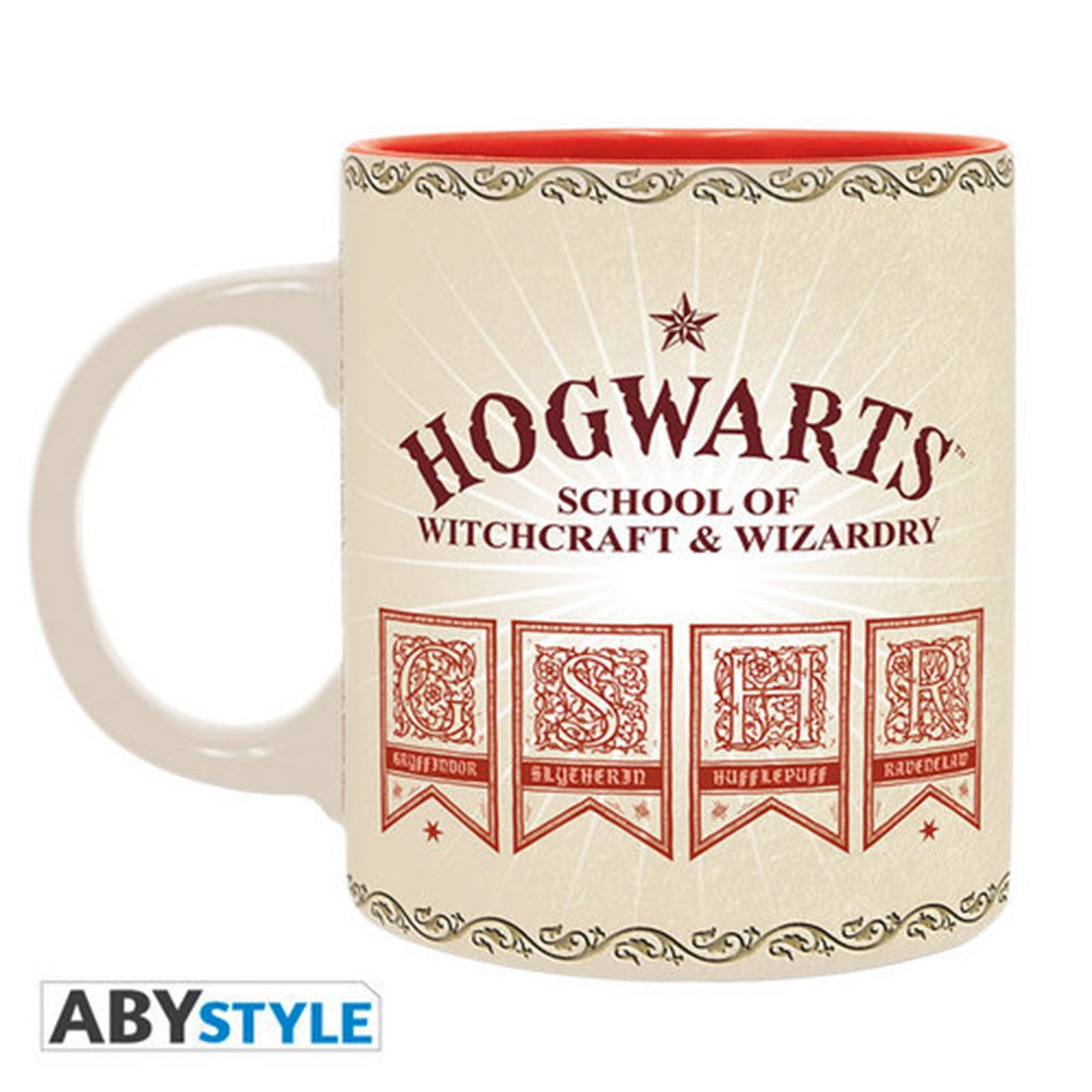 Taza abysse harry potter 4 casas 320ml