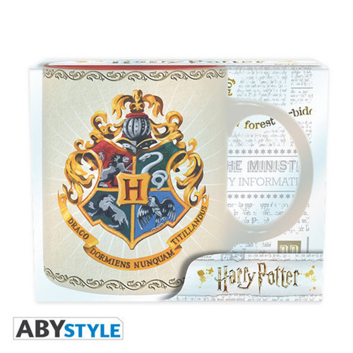 Taza abysse harry potter 4 casas 320ml