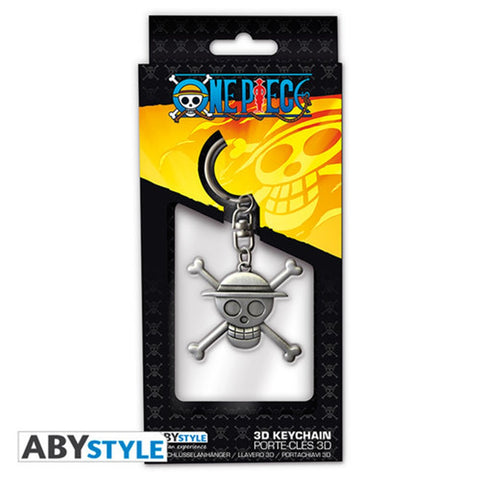 Llavero 3d abysse metal one piece logo