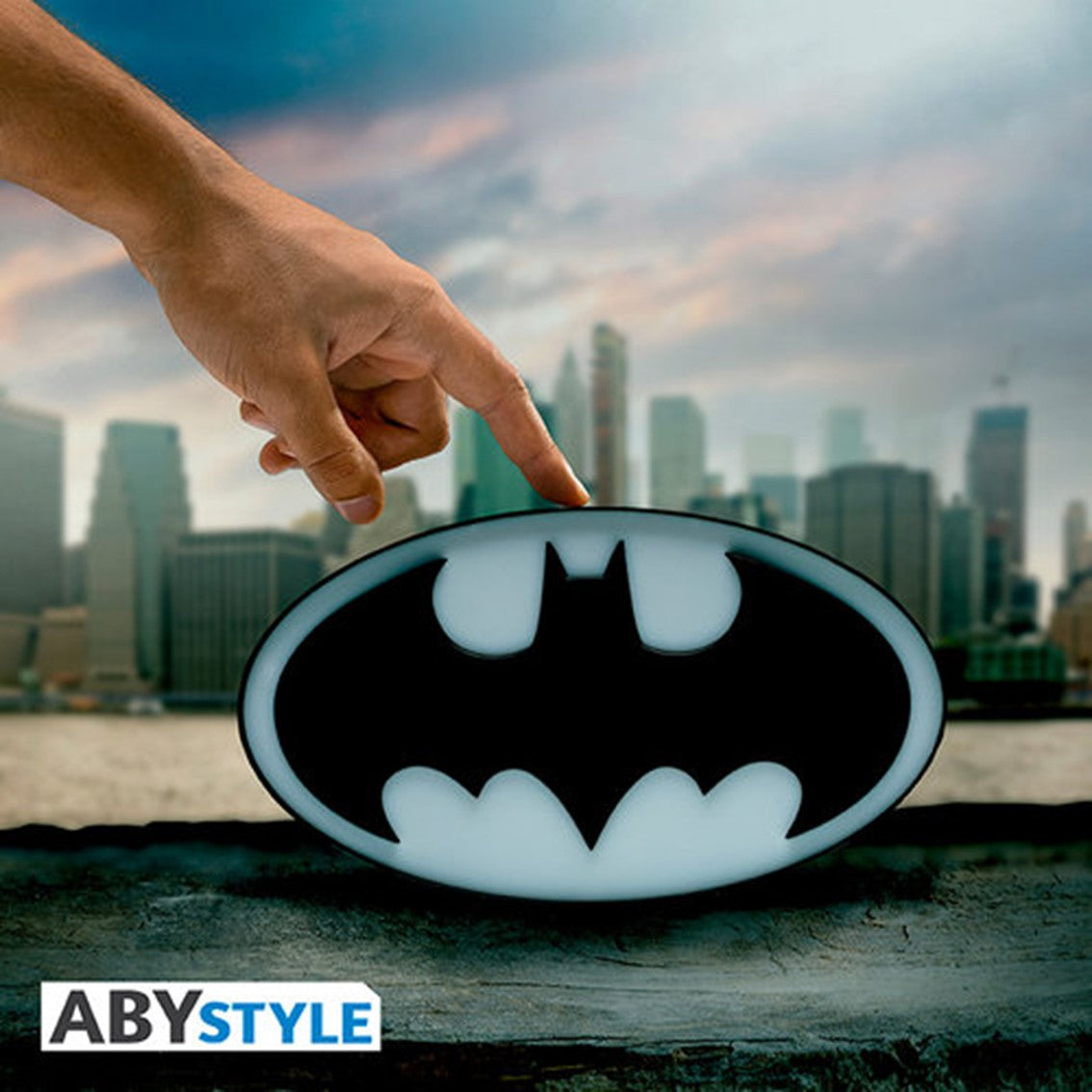 Lampara abysse dc batman logo