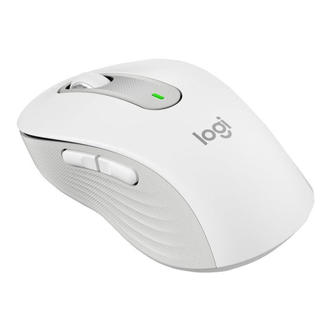 Mouse raton logitech m650 for business mediano wireless inalambrico blanco crudo