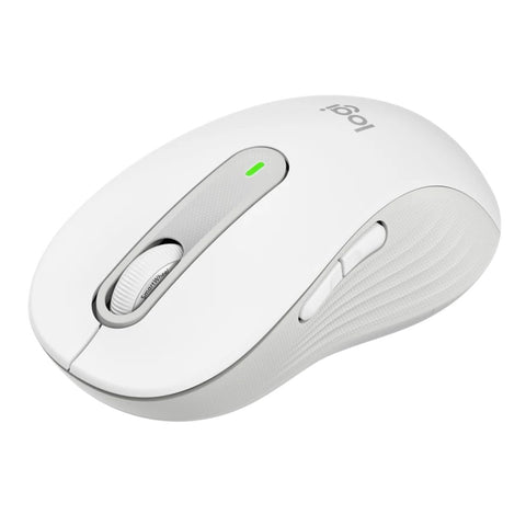 Mouse raton logitech m650 for business grande wireless inalambrico blanco crudo