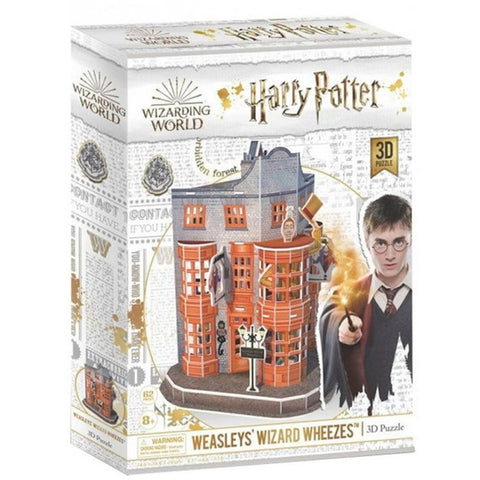 Puzzle 3d world brands harry potter tienda weasly 62 piezas