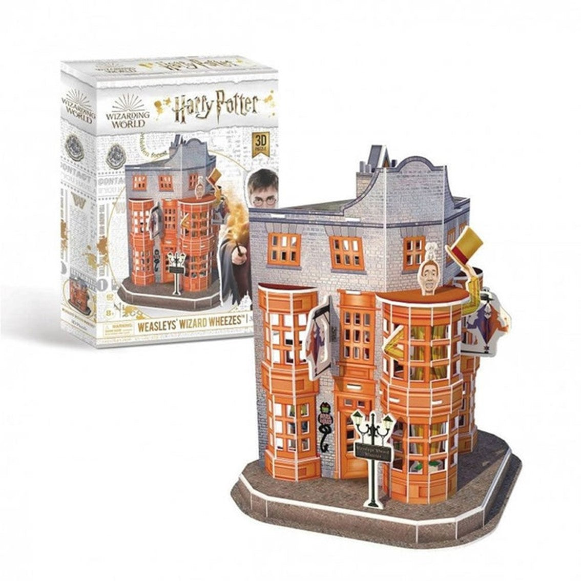 Puzzle 3d world brands harry potter tienda weasly 62 piezas