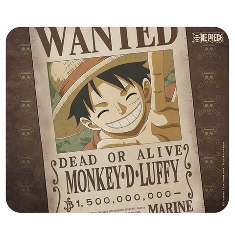 Alfombrilla raton abysse one piece cartel recompensa : luffy