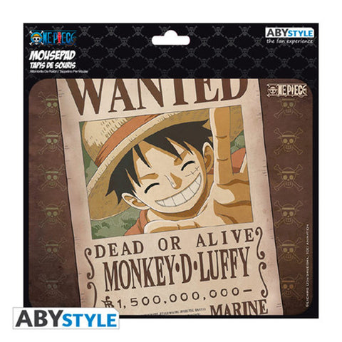 Alfombrilla raton abysse one piece cartel recompensa : luffy