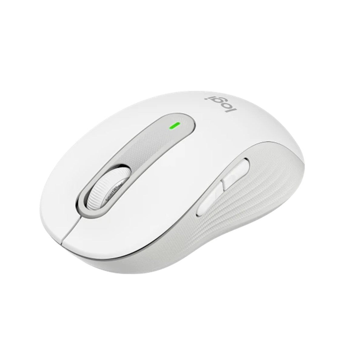 Mouse raton logitech m650 mediano optico wireless inalambrico blanco crudo