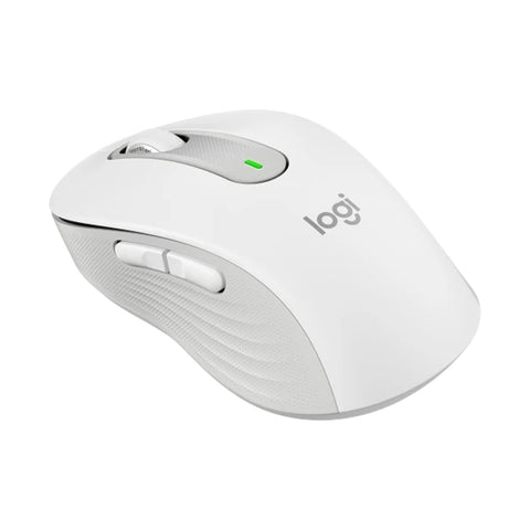 Mouse raton logitech m650 mediano optico wireless inalambrico blanco crudo