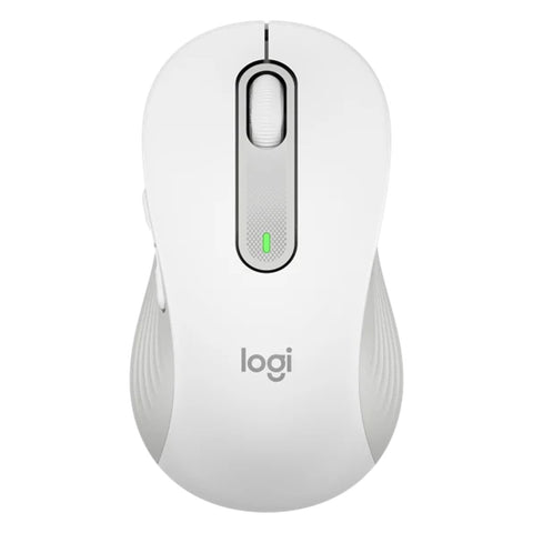 Mouse raton logitech m650 grande optico wireless inalambrico blanco crudo