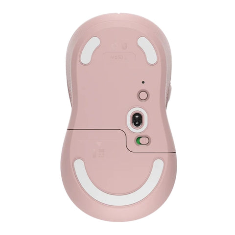 Mouse raton logitech m650 grande optico wireless inalambrico rosa