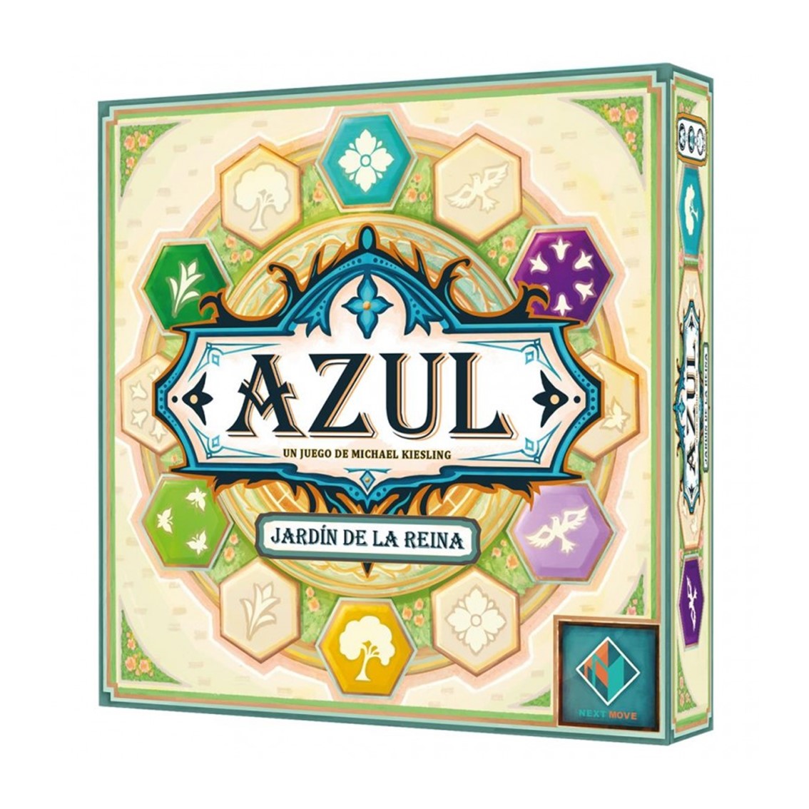 Juego de mesa azul jardín de la reina pegi 10