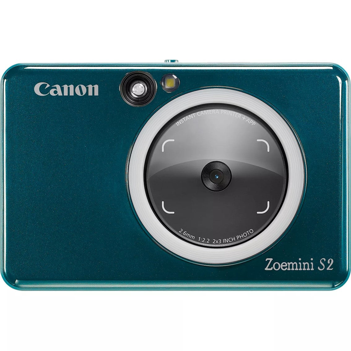 Camara impresora instantanea canon zoemini s2 azul turquesa -  8mp -  bluetooth -  capacidad 10 hojas