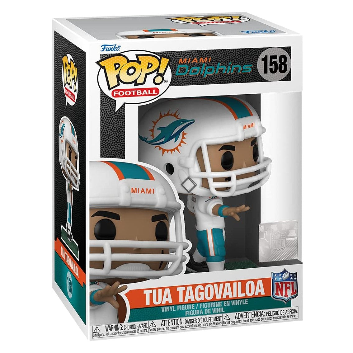 Funko pop deportes nfl miami dolphins tua tagovailoa camiseta visitante 50096