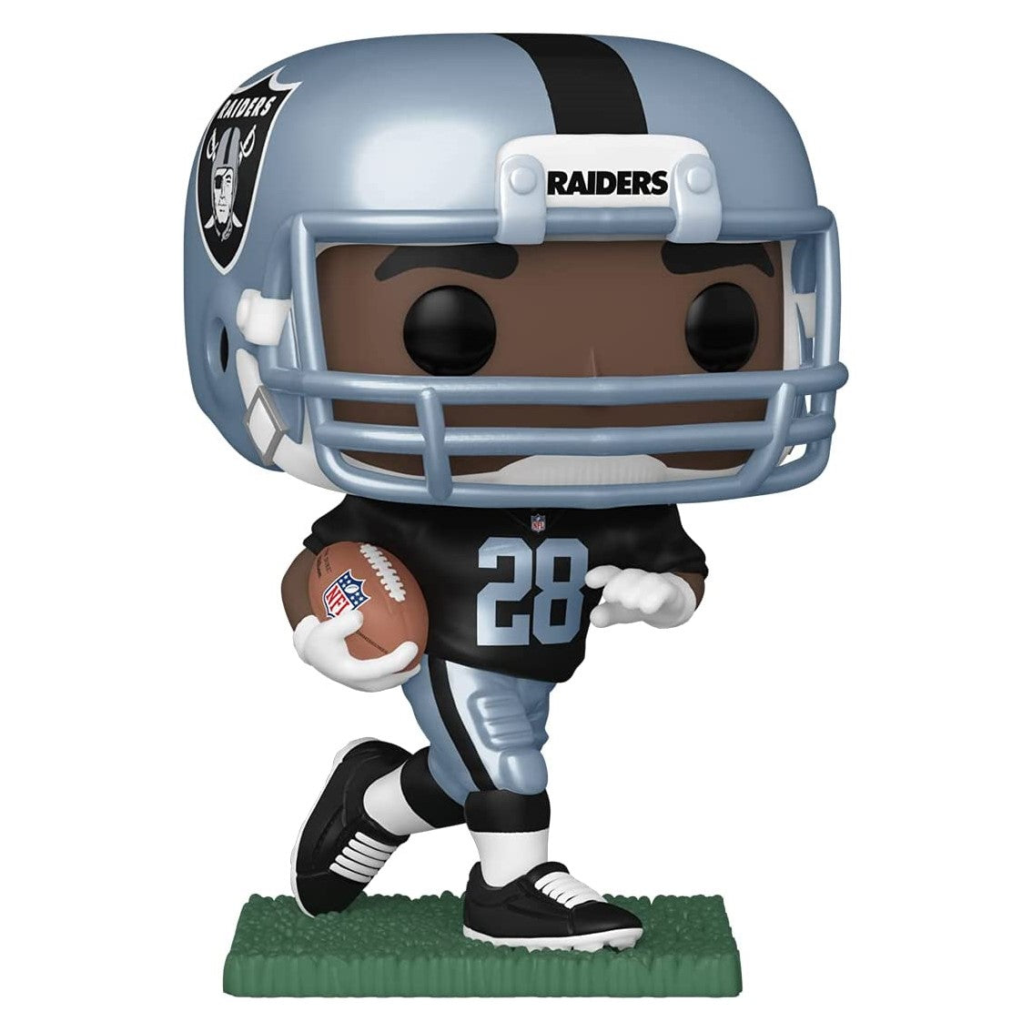 Funko pop deportes nfl las vegas raiders josh jacobs camiseta local efecto metalico 57408