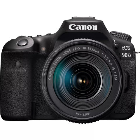 Camara digital canon eos 90d 18 - 135mm is usm -  32.5mp -  digic 8 -  45 puntos de enfoque -  4k -  wifi -  bluetooth