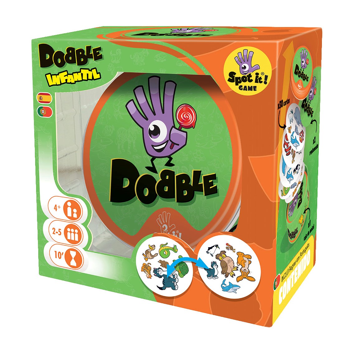 Juego de mesa dobble kids pegi 4