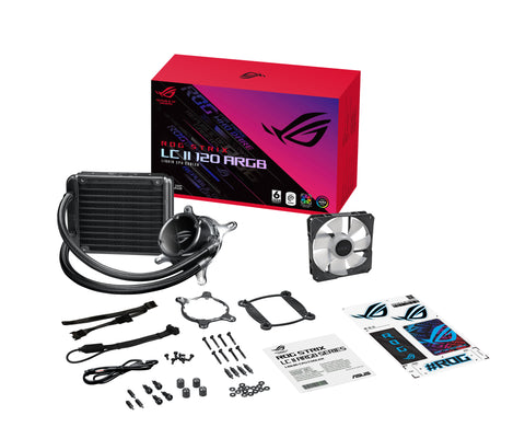 Kit refrigeracion liquida asus rog strixlc ii 120 argb  gaming