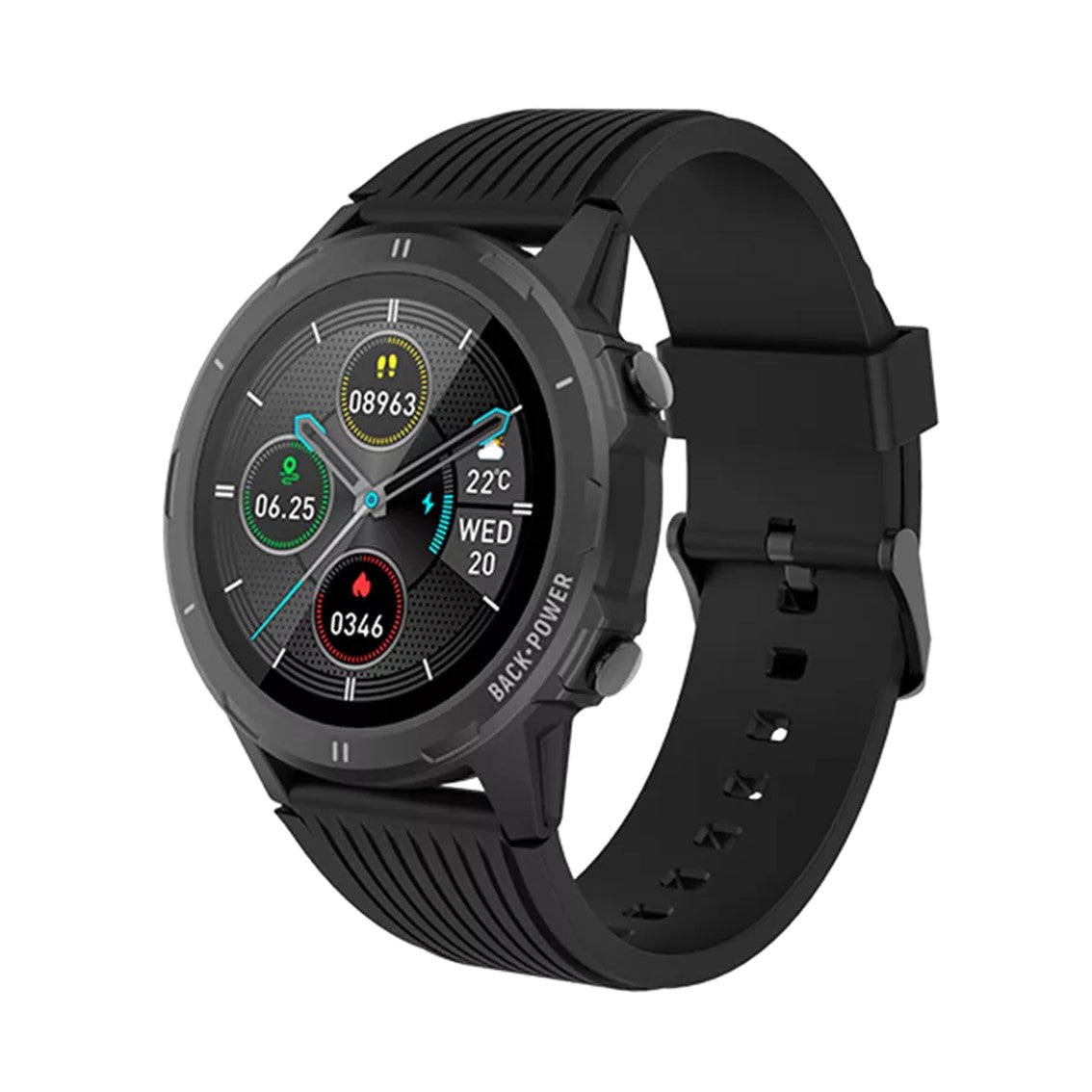 Pulsera reloj deportiva denver sw - 351 - smartwatch -  ip68 -  bluetooth -  negro