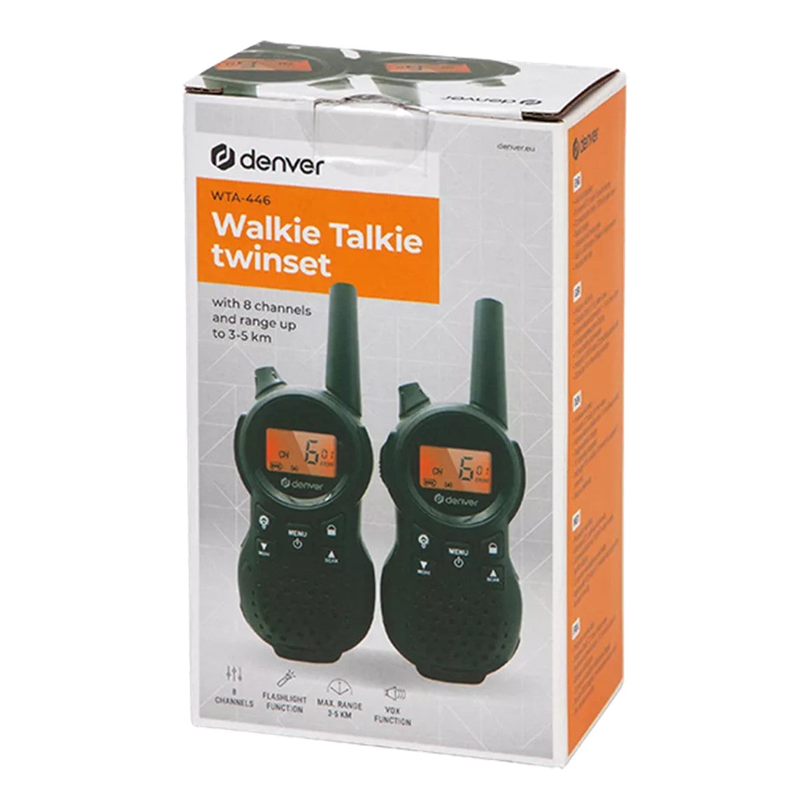 Kit de walkie talkie denver wta - 446 duo