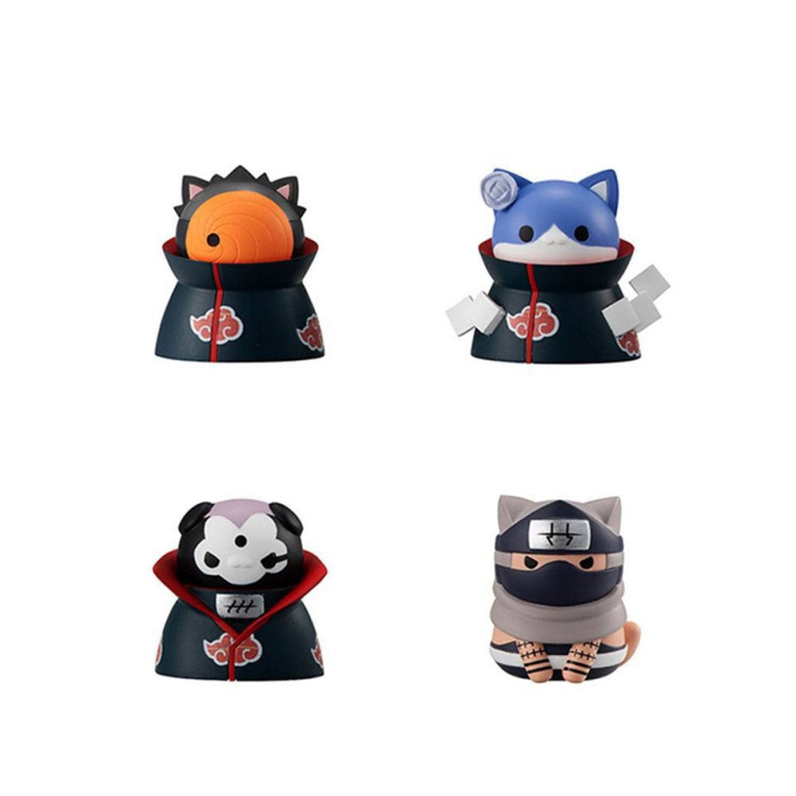 Set figuras megahouse naruto shippuden mega cat project