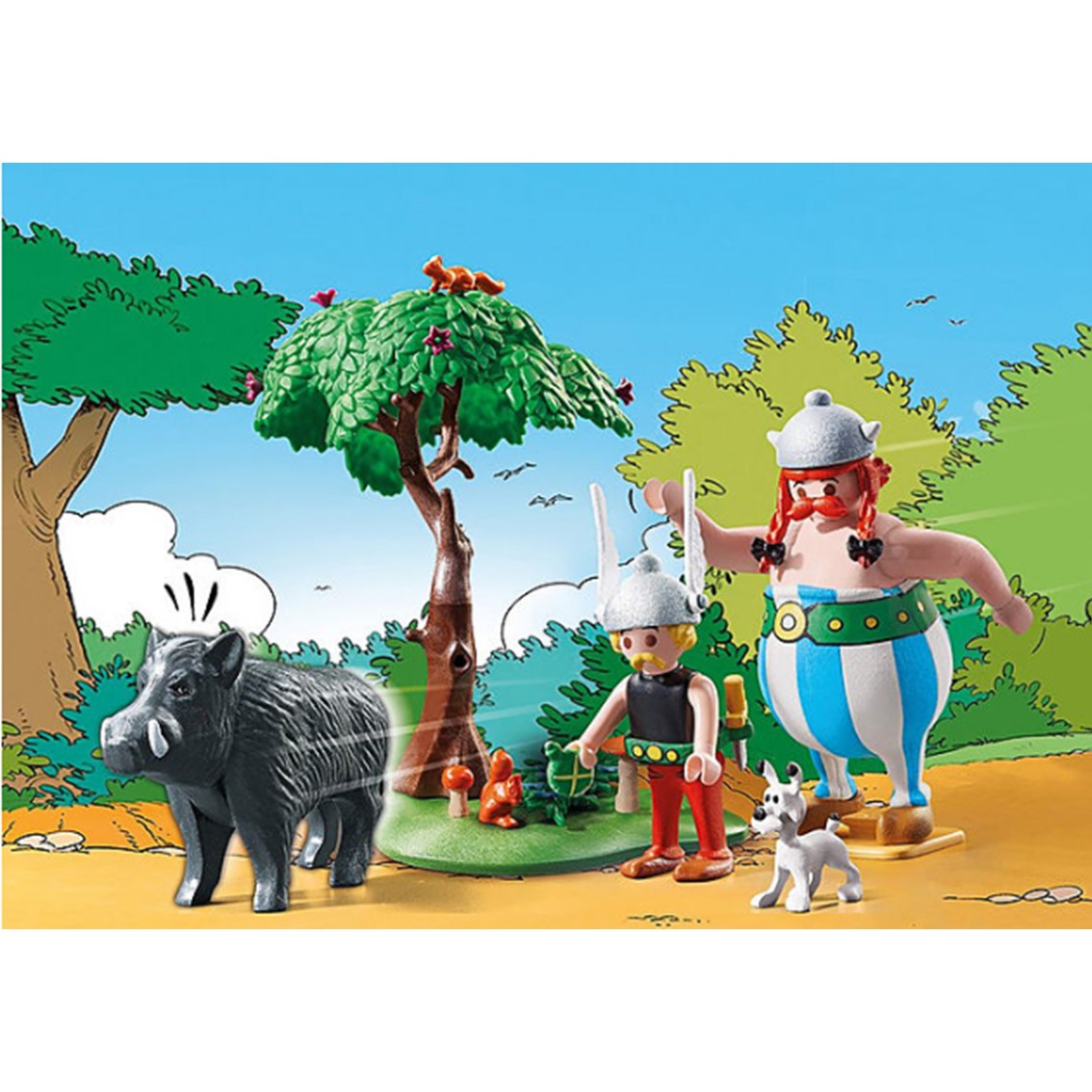 Playmobil astérix: la caza del jabalí