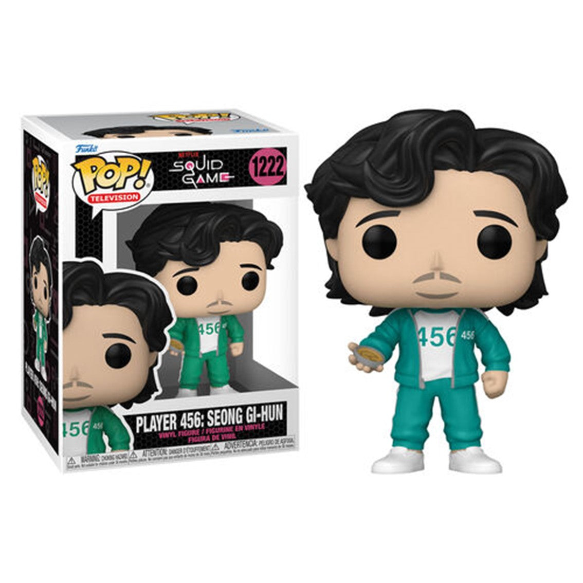 Funko pop series tv el juego del calamar jugador 456: seong gi - hun