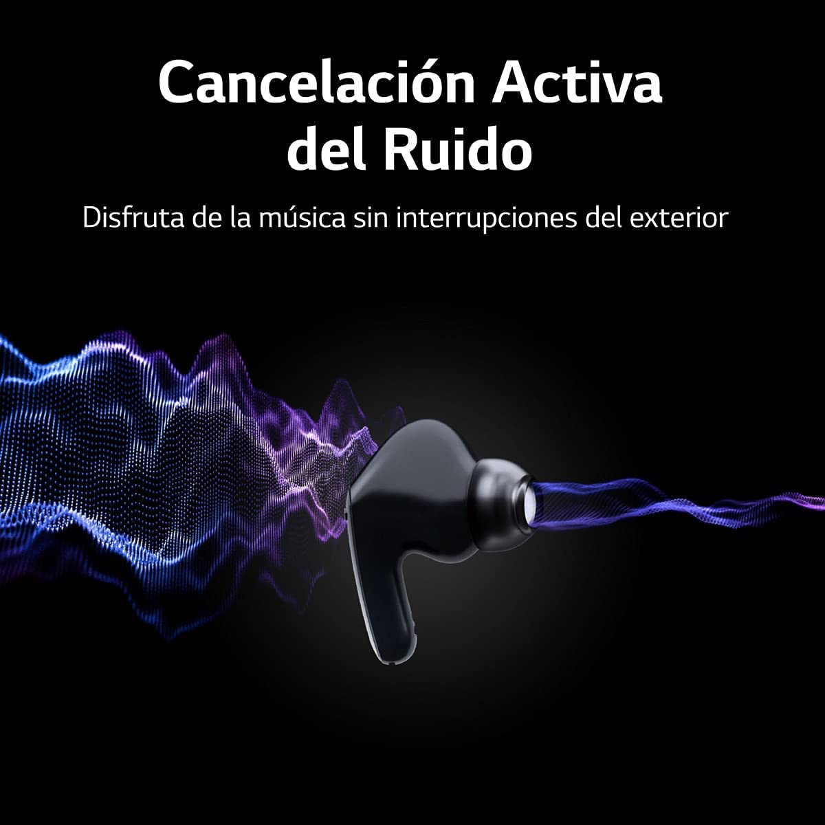 Auriculares lg tone fp5 blanco cancelacion de ruido - true wireless bluetooth 5.2 -  ipx4