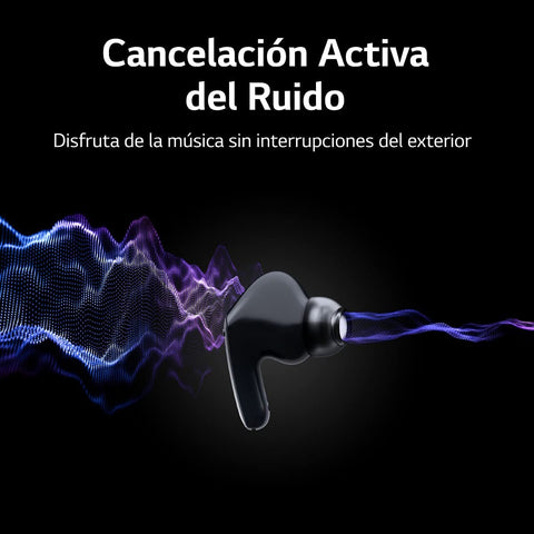 Auriculares lg tone fp5 blanco cancelacion de ruido - true wireless bluetooth 5.2 -  ipx4