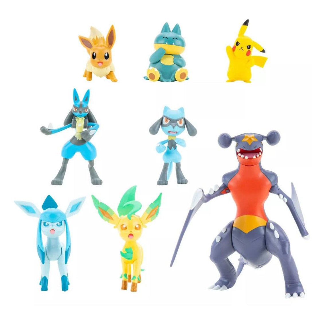 Pack de 8 figuras pokemon batalla region sinnoh