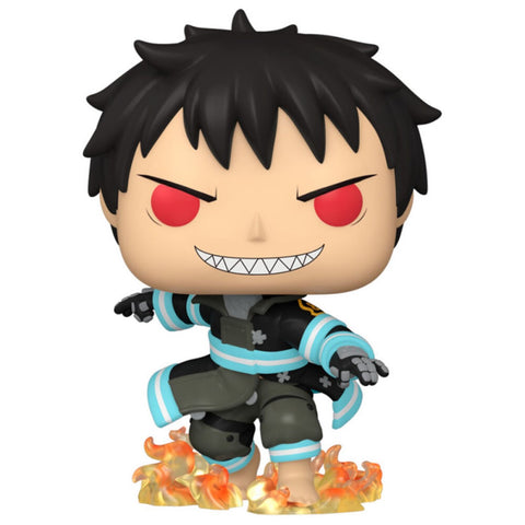 Funko pop animacion fire force shinra con fuego 56159