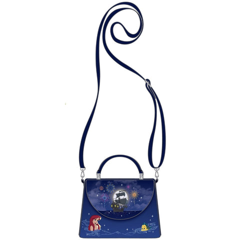 Bandolera loungefly disney la sirenita ariel fireworks