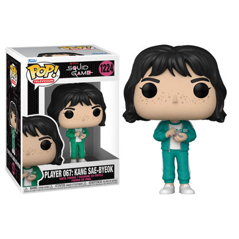 Funko pop series tv el juego del calamar jugador: sae - byeok 067 64797