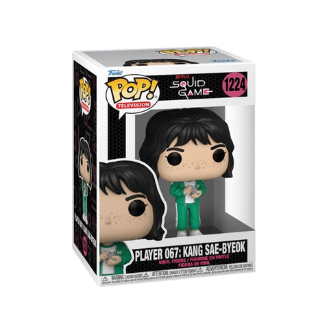 Funko pop series tv el juego del calamar jugador: sae - byeok 067 64797