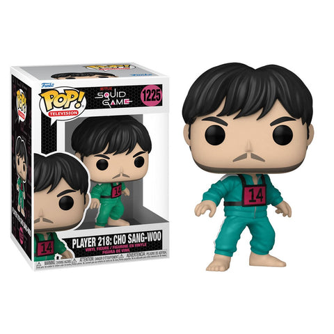 Funko pop series tv el juego del calamar jugador 218: sang - woo 64798