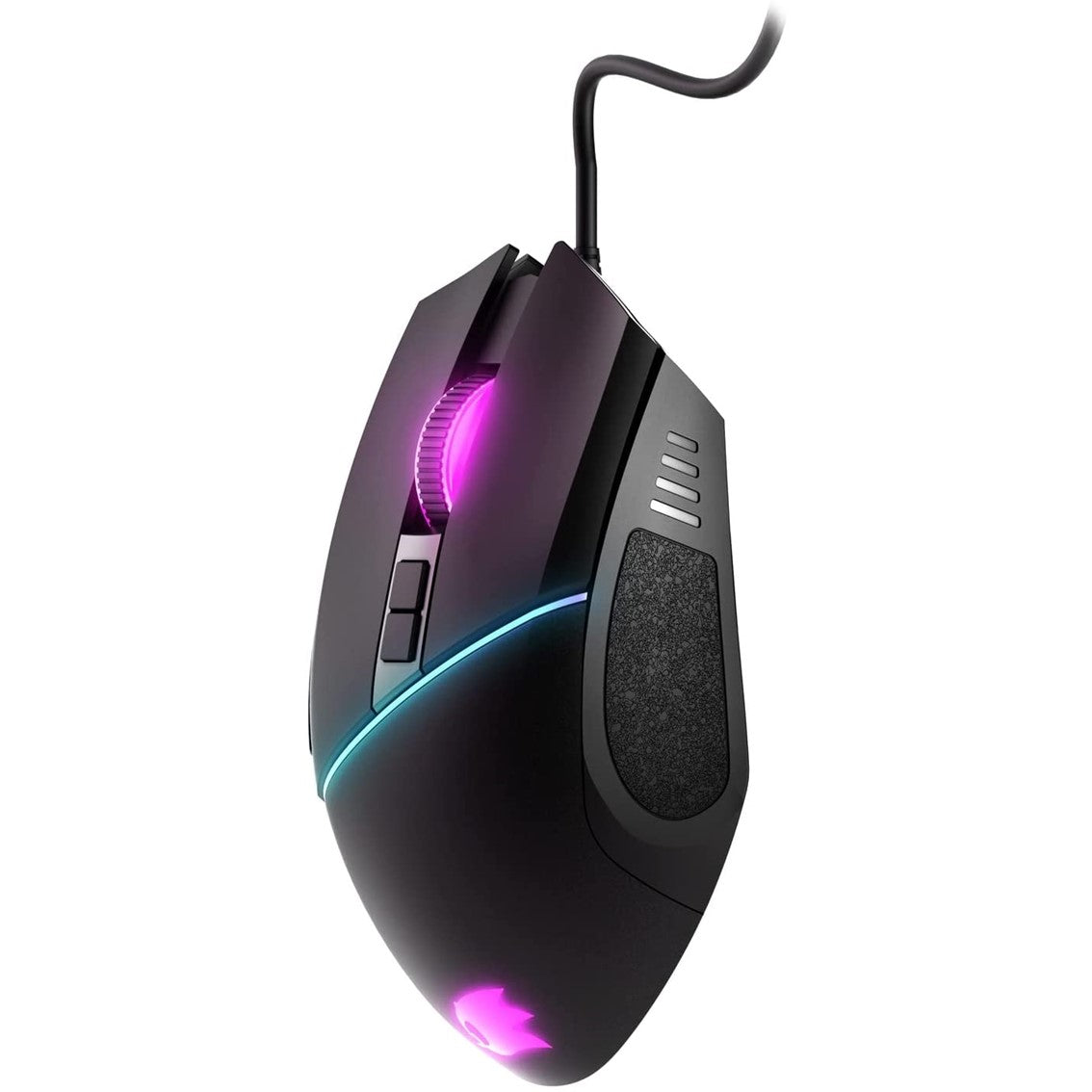 Raton gaming energy sistem esg m2 sonic 6400 dpi usb luz led rgb 8 botones customizables