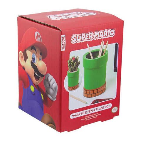 Accesorio para boligrafos paladone super mario planta carnivora