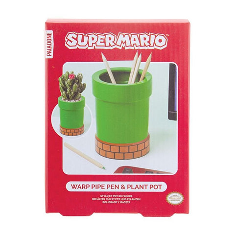 Accesorio para boligrafos paladone super mario planta carnivora