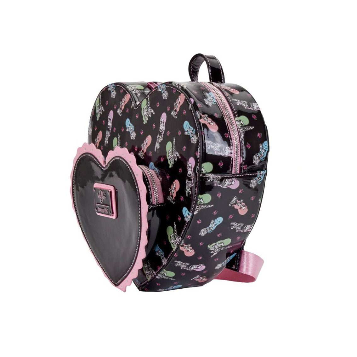 Mini mochila loungefly lucy tattoo corazón doble