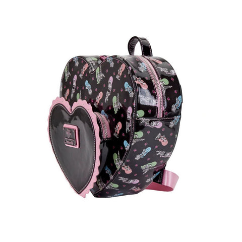 Mini mochila loungefly lucy tattoo corazón doble