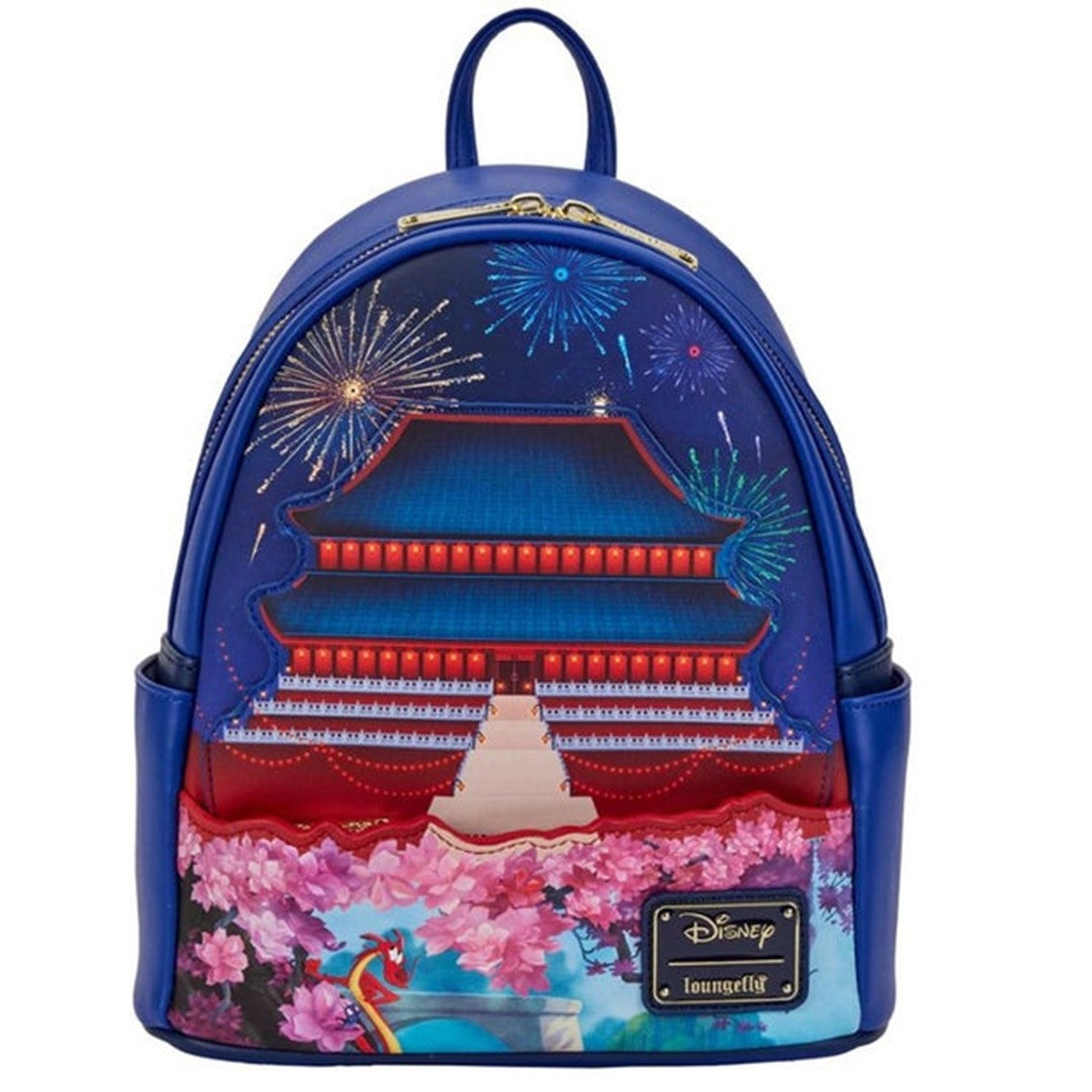 Mochila loungefly disney castillo mulan