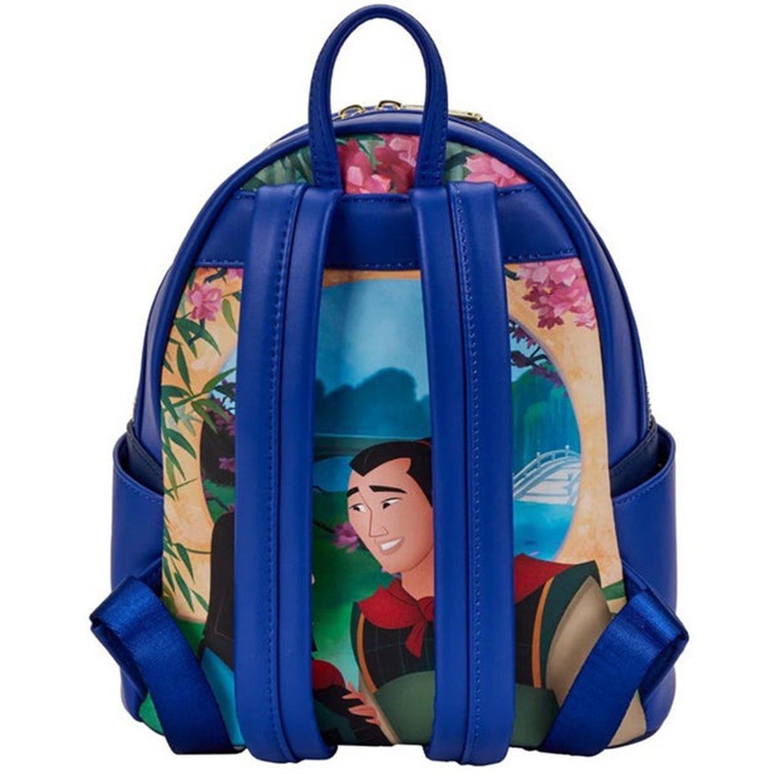 Mochila loungefly disney castillo mulan
