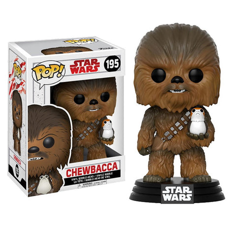 Funko pop star wars e8 the last jedi chewbacca con porg 14748 - px - 1vw