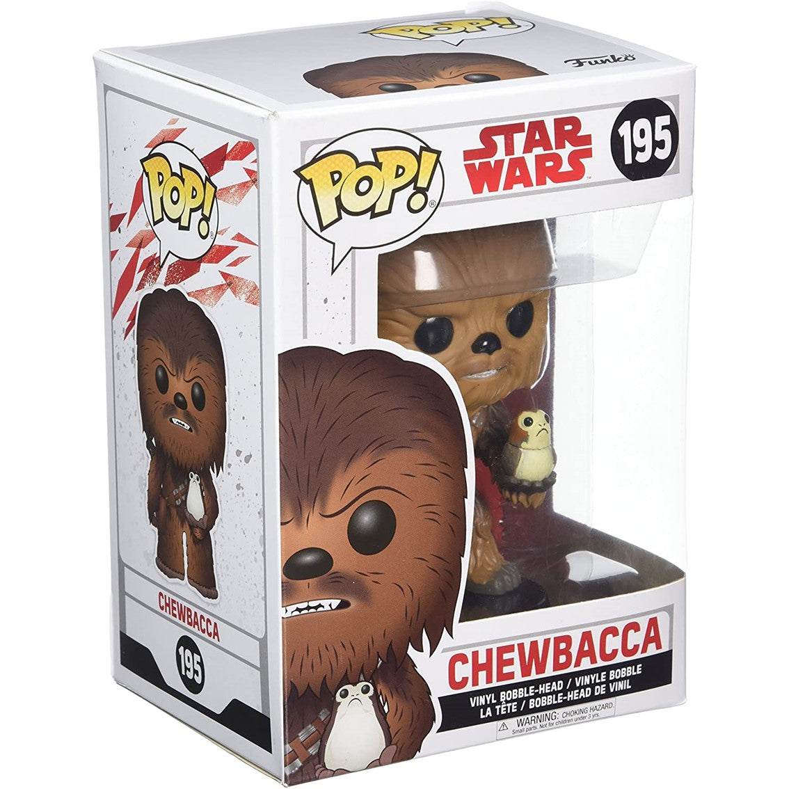 Funko pop star wars e8 the last jedi chewbacca con porg 14748 - px - 1vw