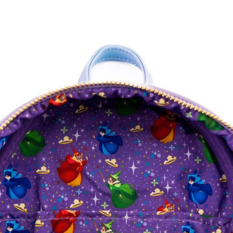 Mochila loungefly disney castillo de la bella durmiente