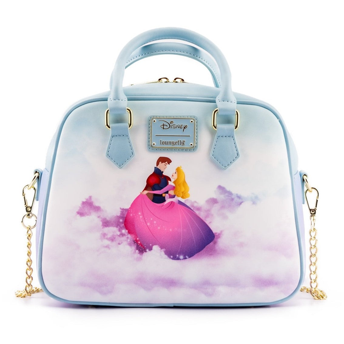 Bolso loungefly castillo aurora la bella durmiente disney