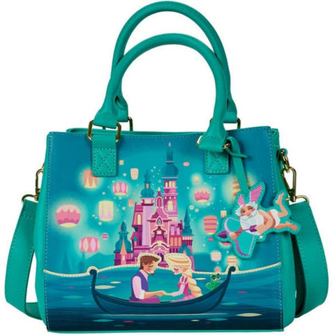 Bolso  loungefly disney castillo princesas enrredados