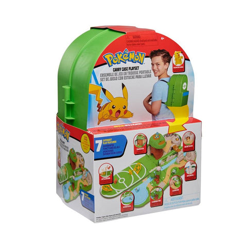 Set de juego jazwares pokemon con funda de transporte