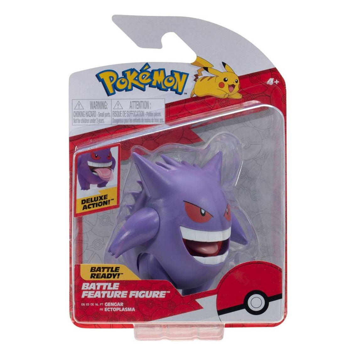 Figura jazwares pokemon batalla feature gengar 11 cm
