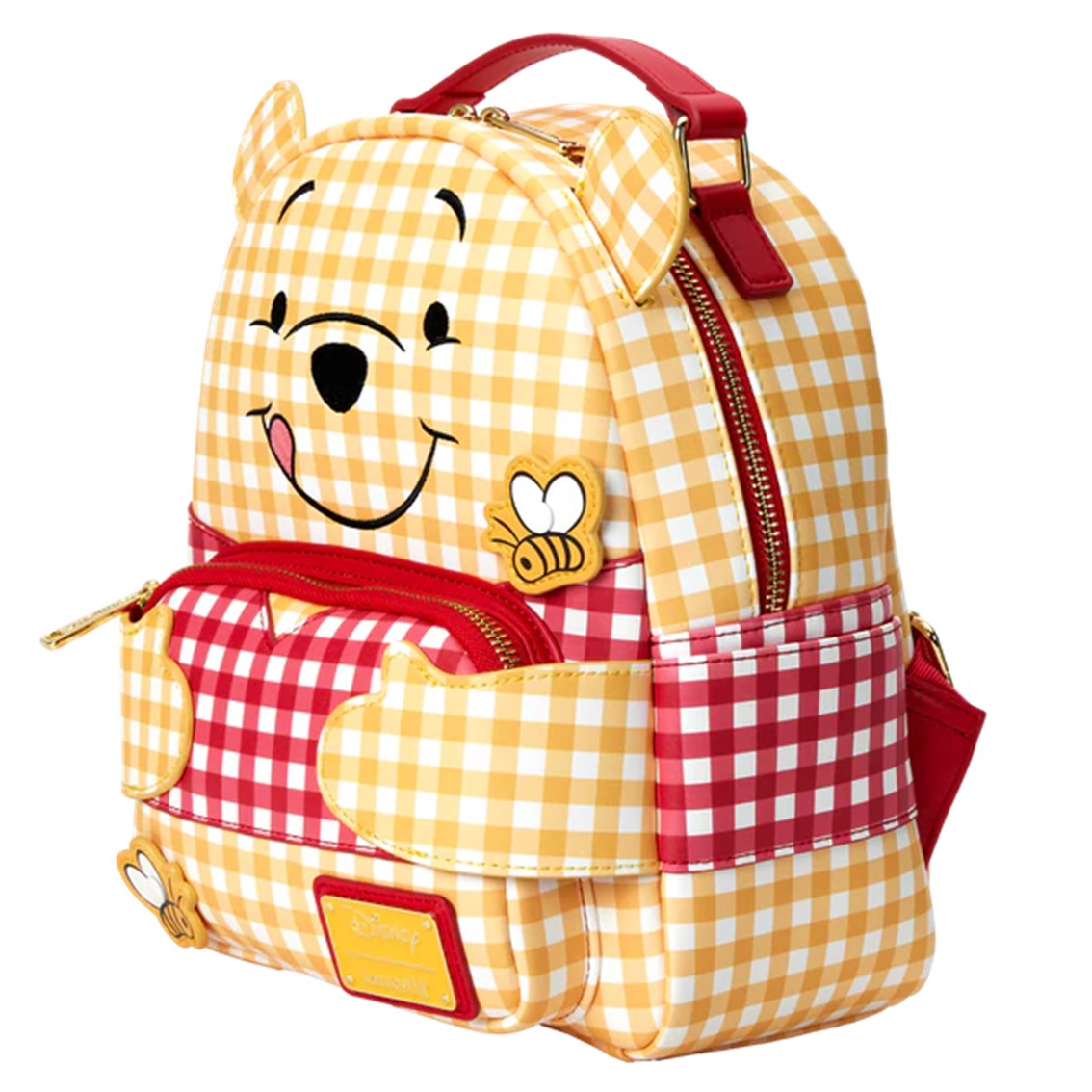 Mochila loungefly disney winnie the pooh winnie the pooh gingham mini backpack